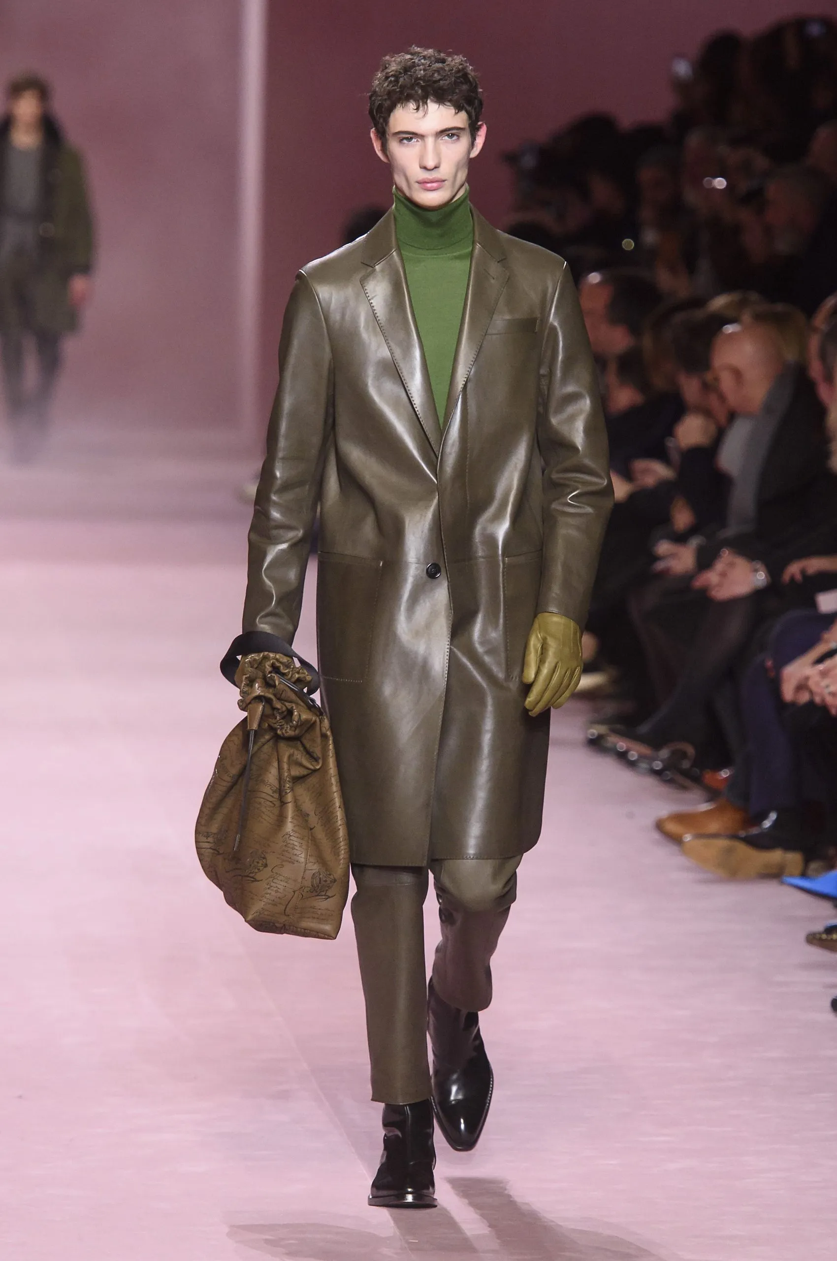 -cappotto di pelle uomo