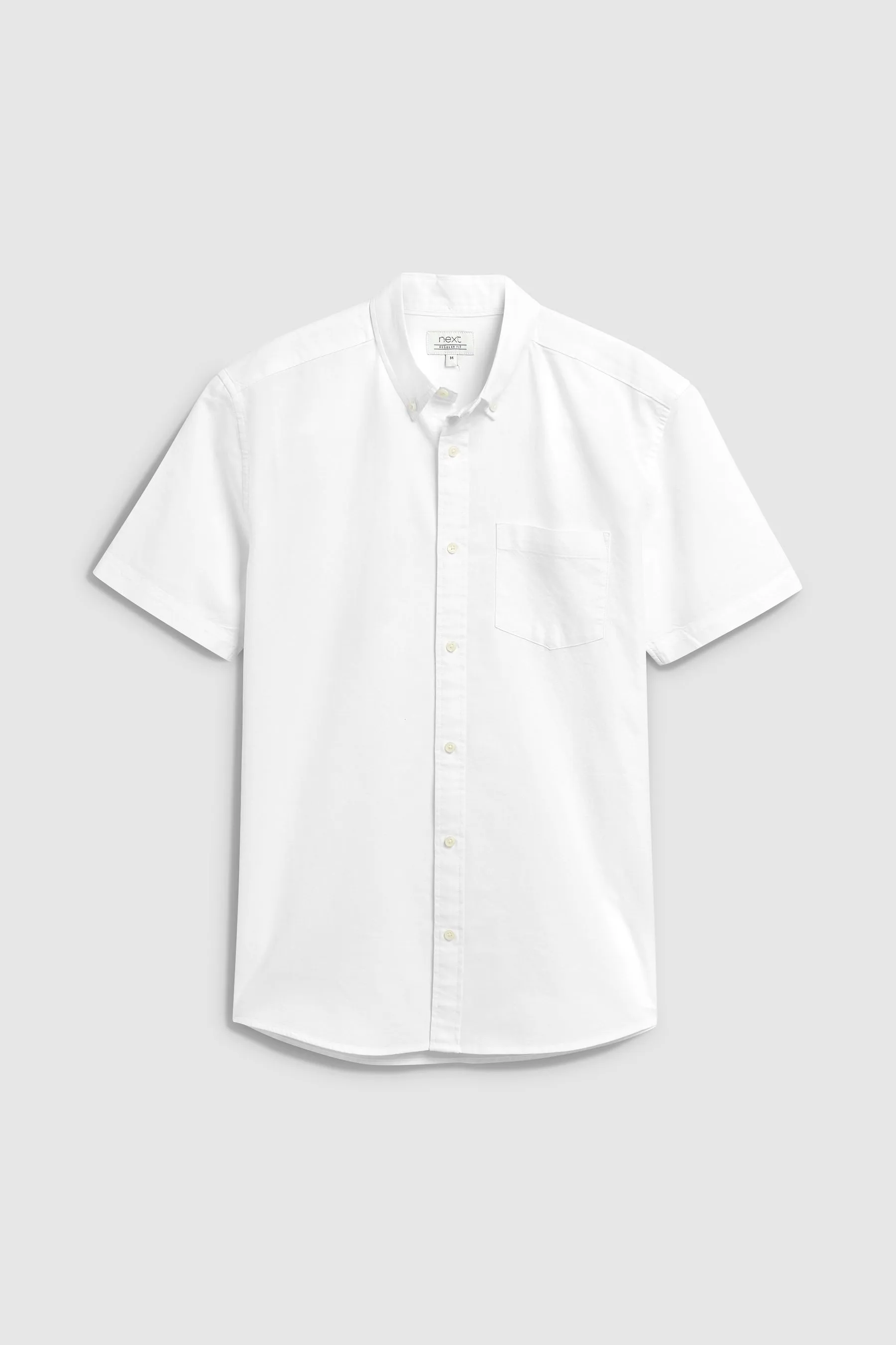 100% Cotone Vestibilità Regolare - Camicia Oxford a maniche corte    