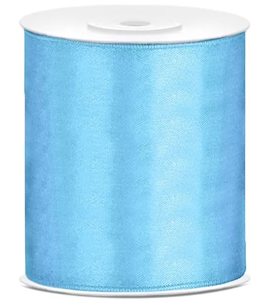 25m nastro regalo blu satinato