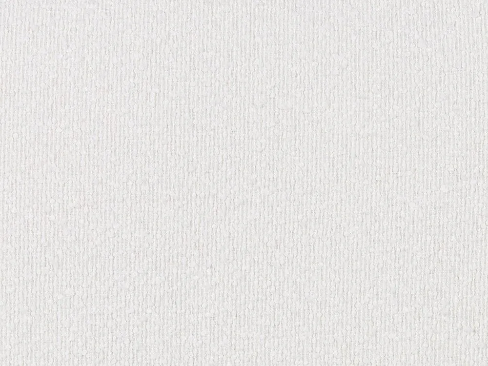 3 Seater Boucle Sofa White KANSSELI