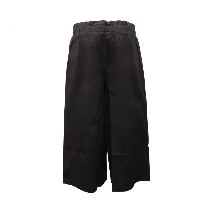 3386AT pantalone donna SUN 68 WIDE LEG woman pants black