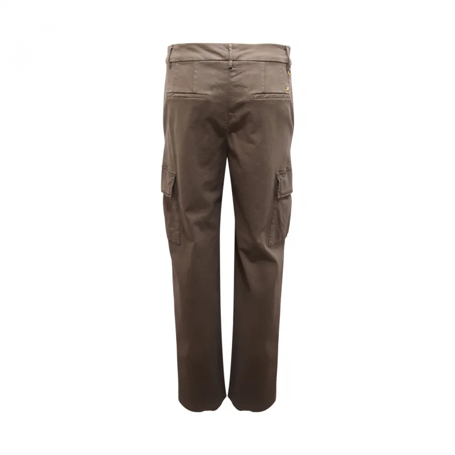 7465AZ PANTALONE CARGO DONNA MASON'S VICTORIA WOMAN TROUSERS GREEN