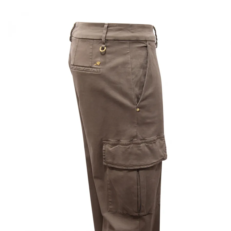 7465AZ PANTALONE CARGO DONNA MASON'S VICTORIA WOMAN TROUSERS GREEN