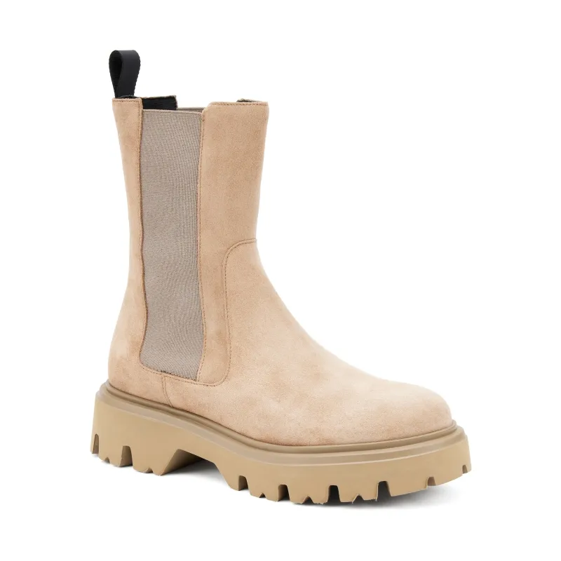 85a5 Beatles Alto Elastico Donna Carro Armato Frau