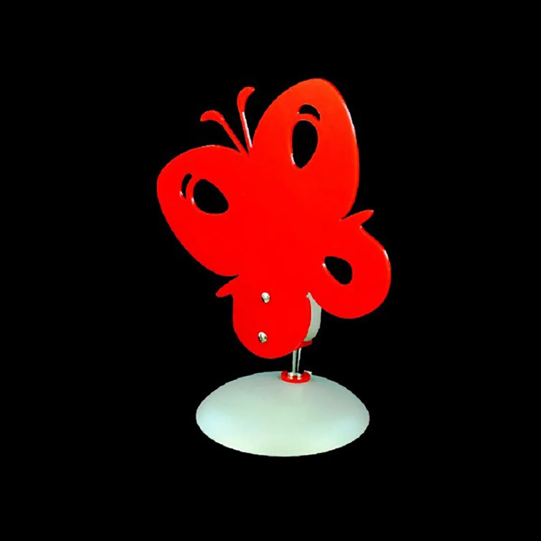 Abat-jour BA-FARFALLA LT 015 E!4 LED lampada tavolo bambine camerette plexiglass colorato interno