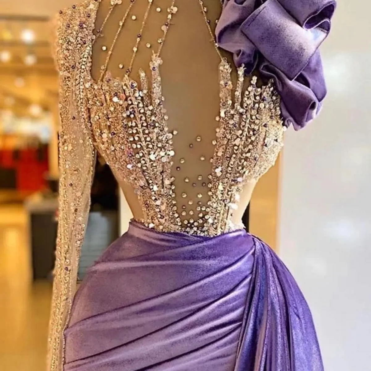 Abiti da sera eleganti viola 2022 Abiti da sera eleganti da donna 2022 Abiti da sera