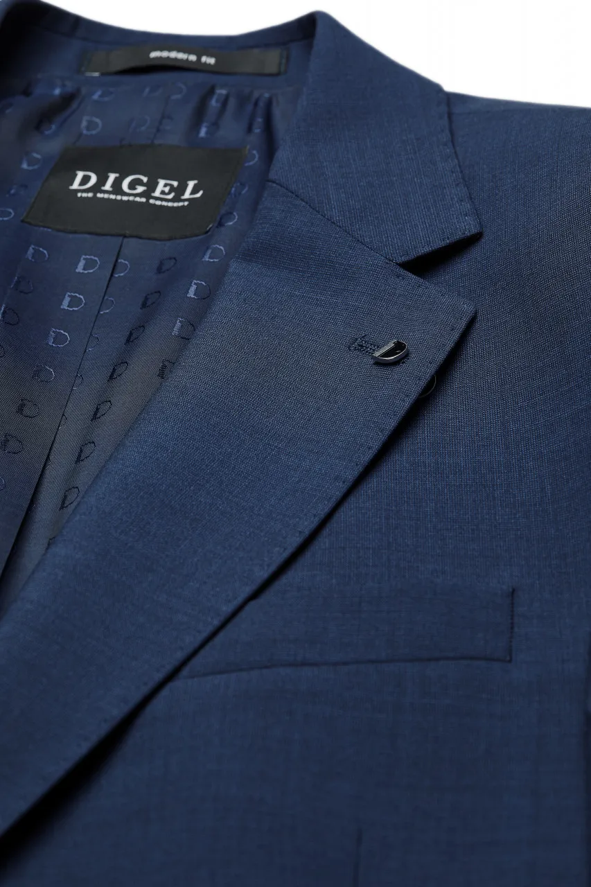 Abito blu digel lana stretch marzotto drop sei modern fit
