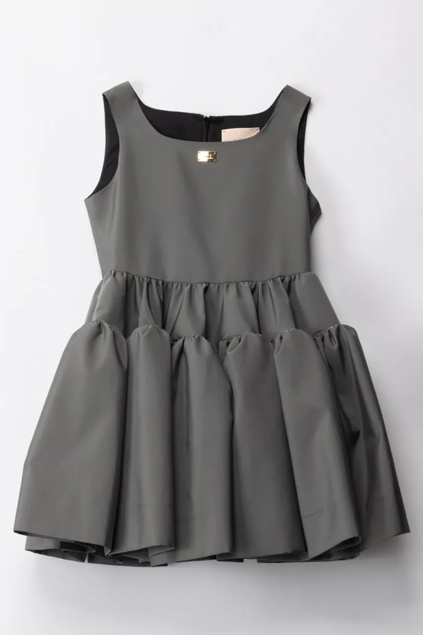 Abito con pieghe Black