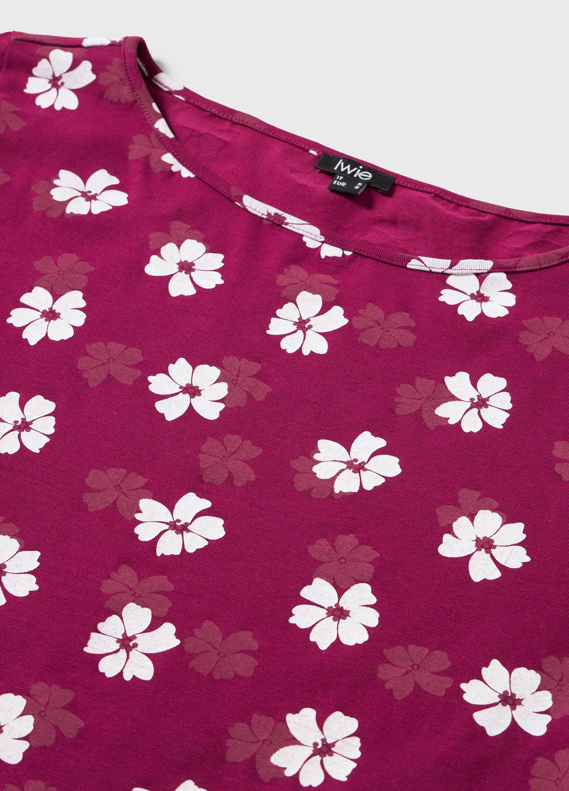 Abito corto in cotone stretch donna