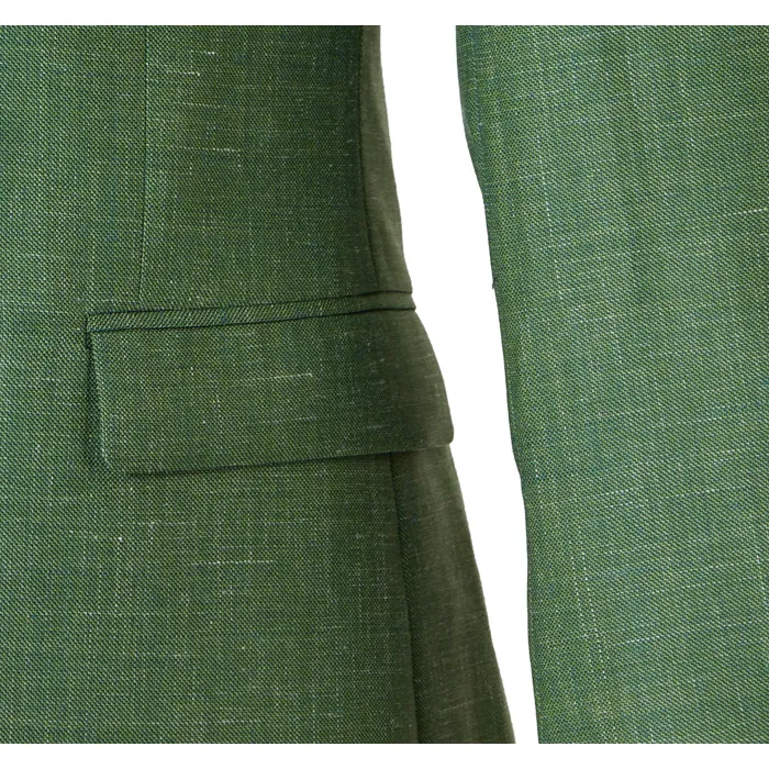Abito da sposa Henk ter Horst in misto con gilet a quadri Verde