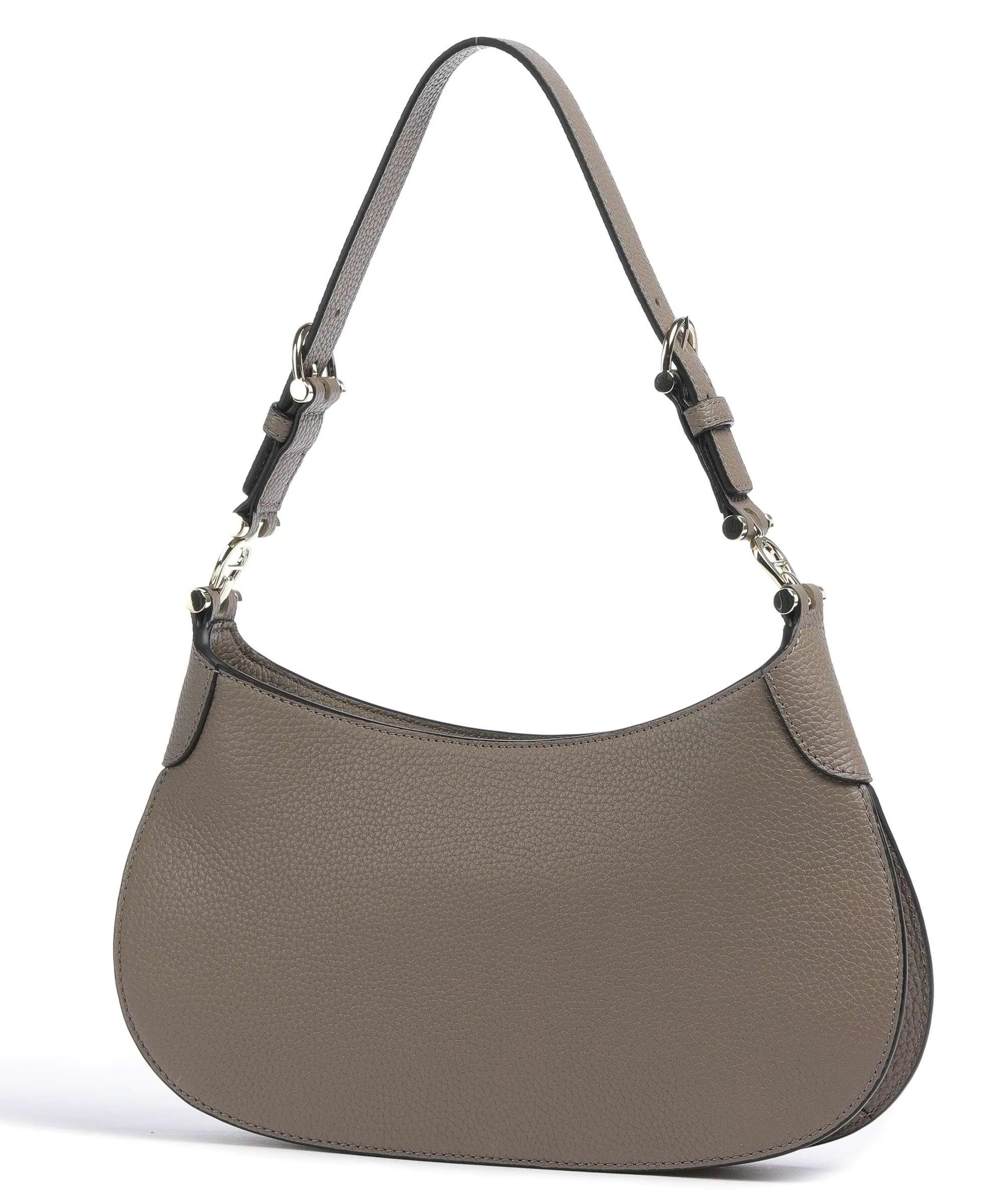  Aigner Delia S Borsa hobo pelle di vacchetta grana taupe  