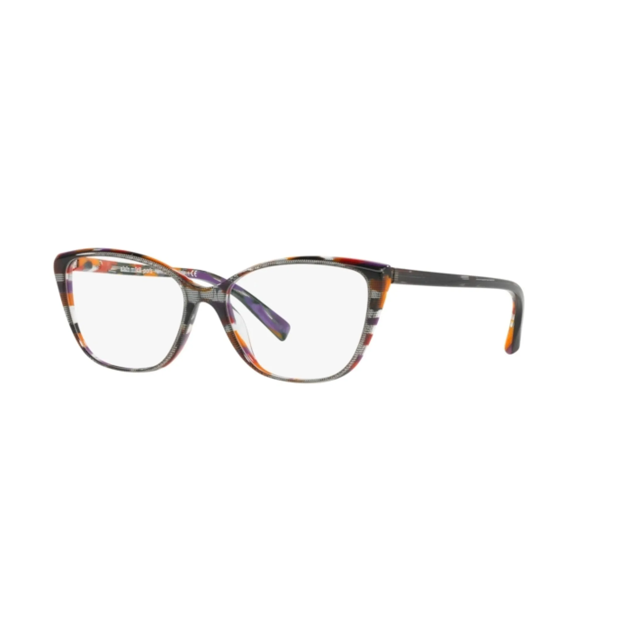   Alain Mikli A0 3082 - 001 Top Nero Multicolore | Occhiale Da Vista Donna 