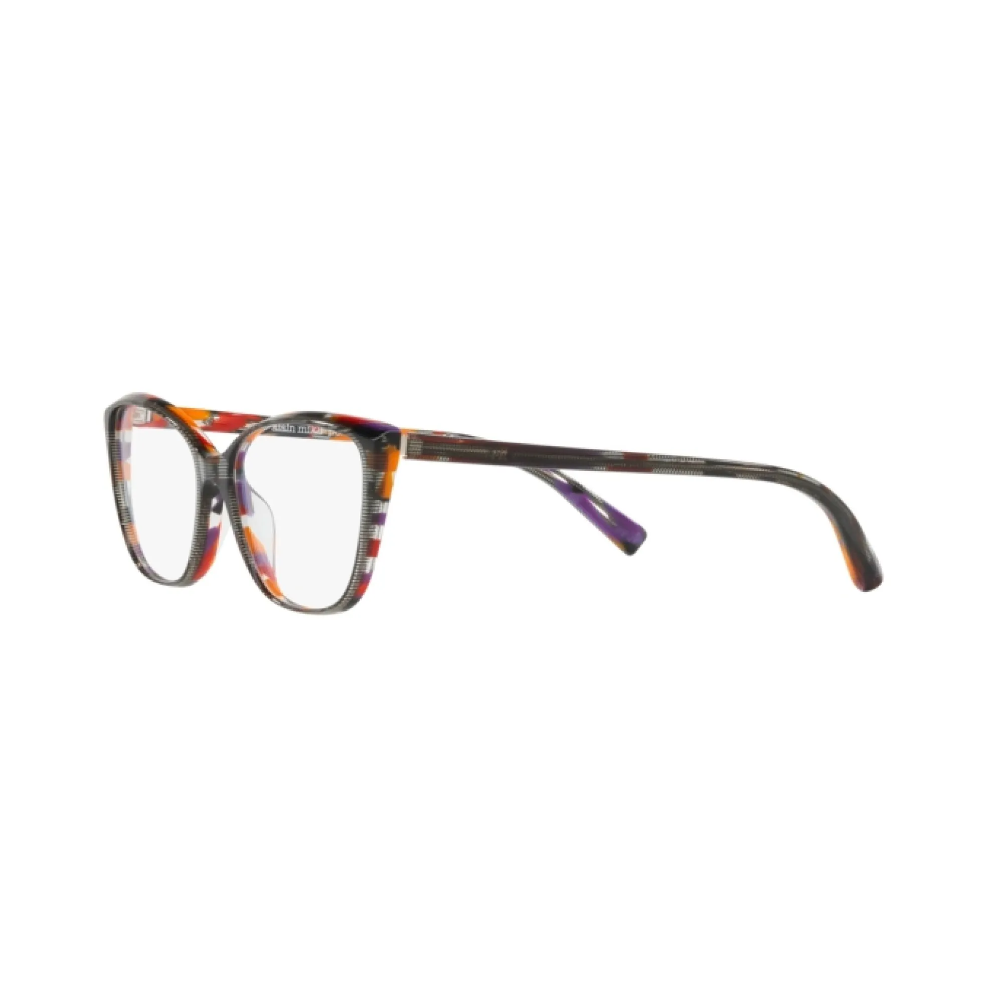   Alain Mikli A0 3082 - 001 Top Nero Multicolore | Occhiale Da Vista Donna 