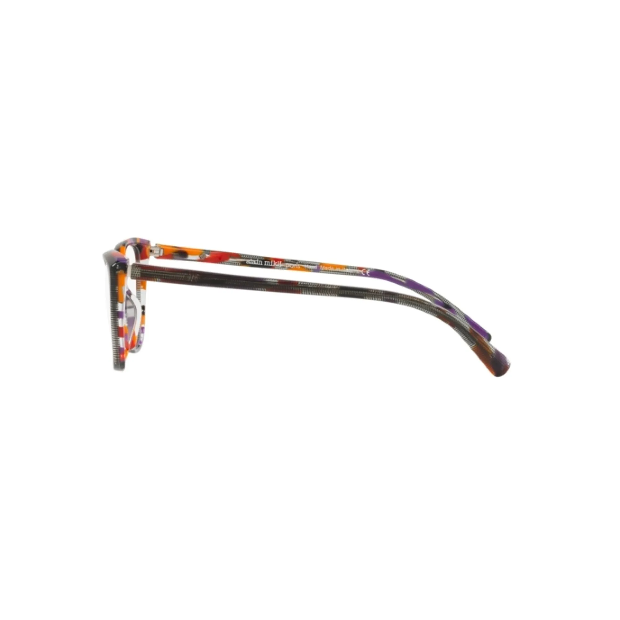   Alain Mikli A0 3082 - 001 Top Nero Multicolore | Occhiale Da Vista Donna 