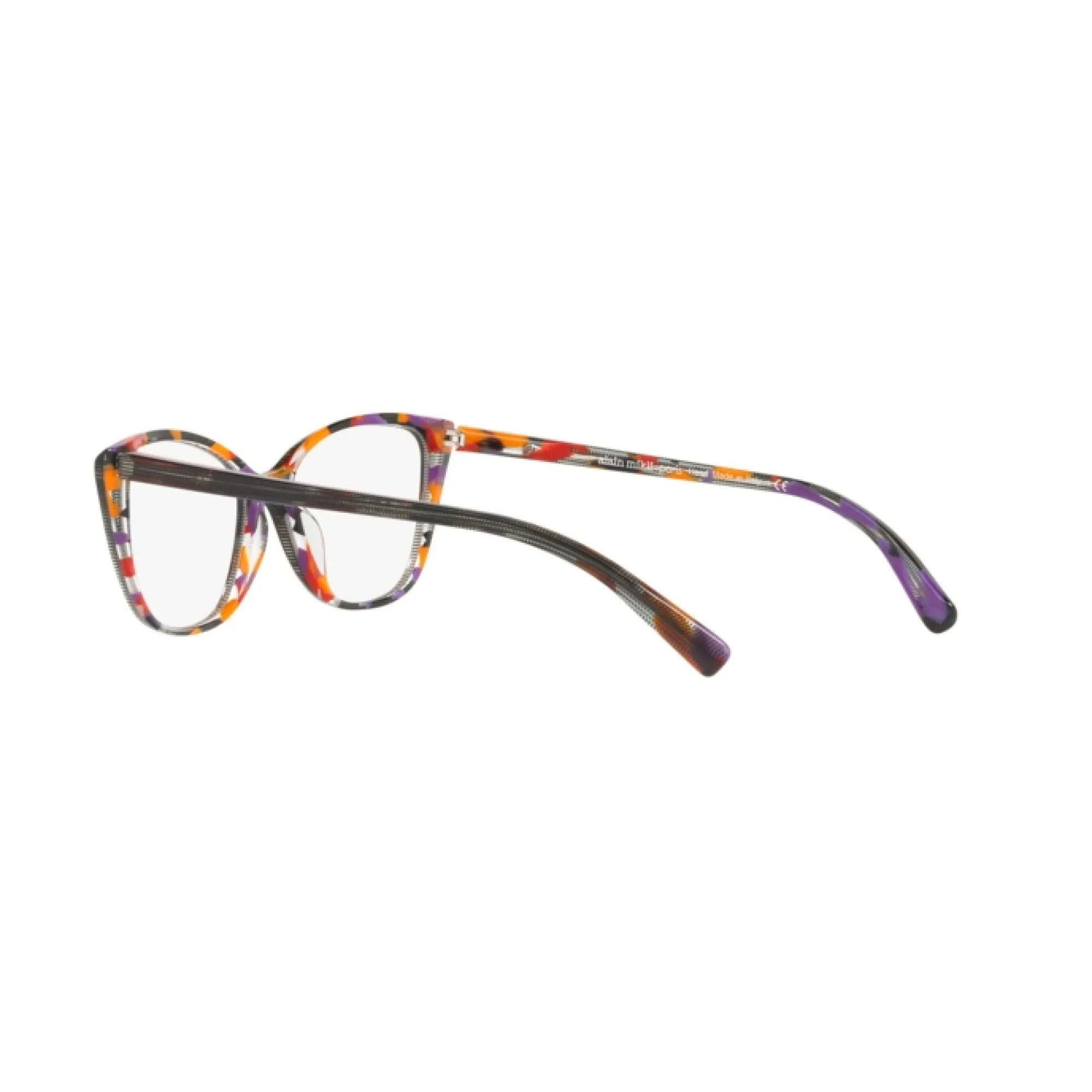  Alain Mikli A0 3082 - 001 Top Nero Multicolore | Occhiale Da Vista Donna 