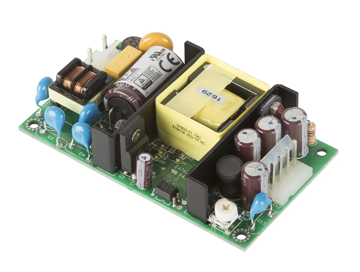Alimentatore switching XP Power CU20-09, 20W, ingresso 120 → 370 V dc, 85 → 264 V ac, uscita 9V cc, 4.4A