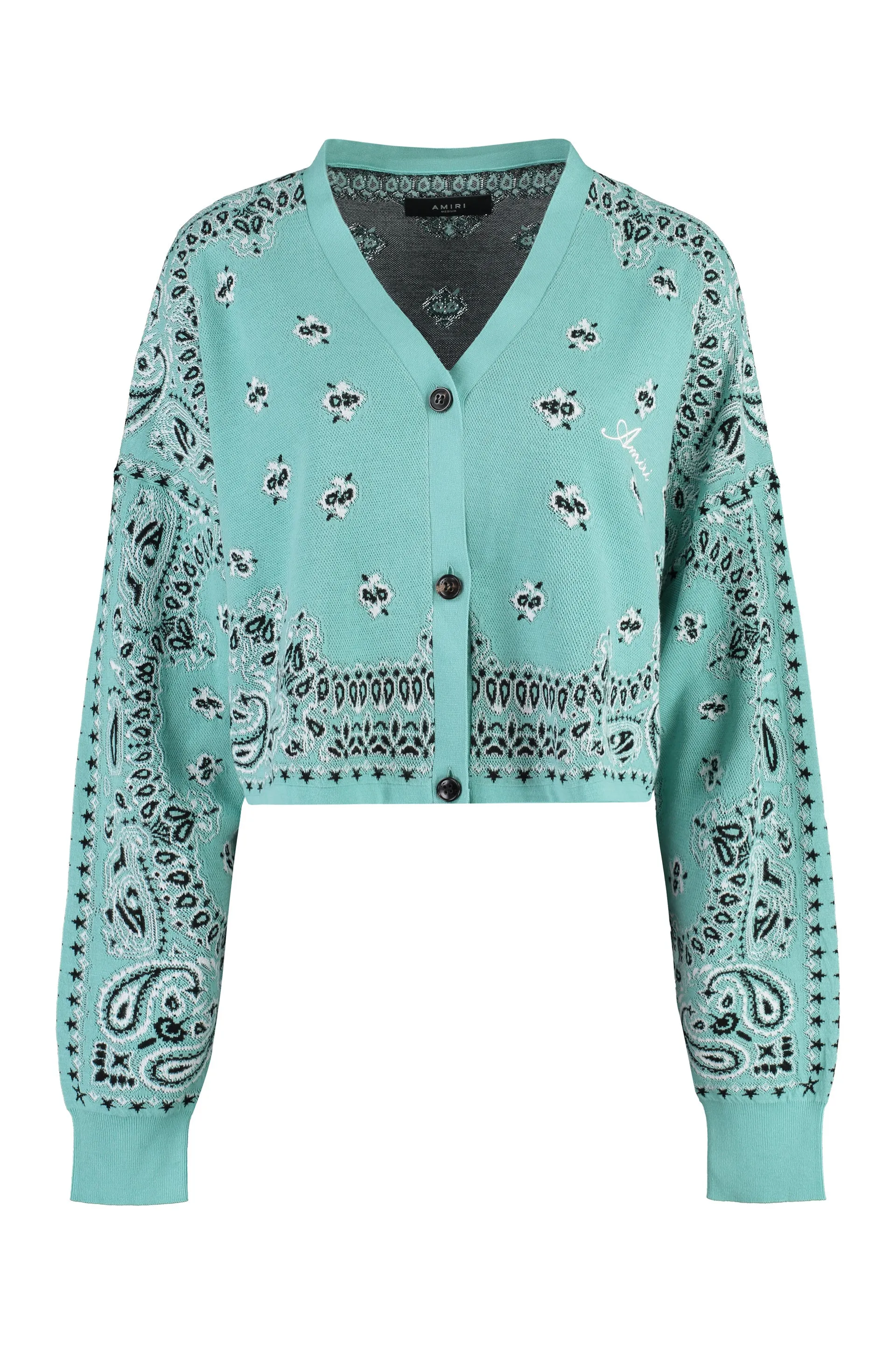 AMIRI Cardigan corto in maglia