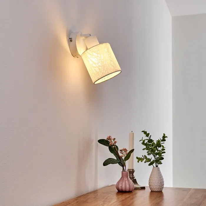 Antalya Applique Bianco, 1-Luce