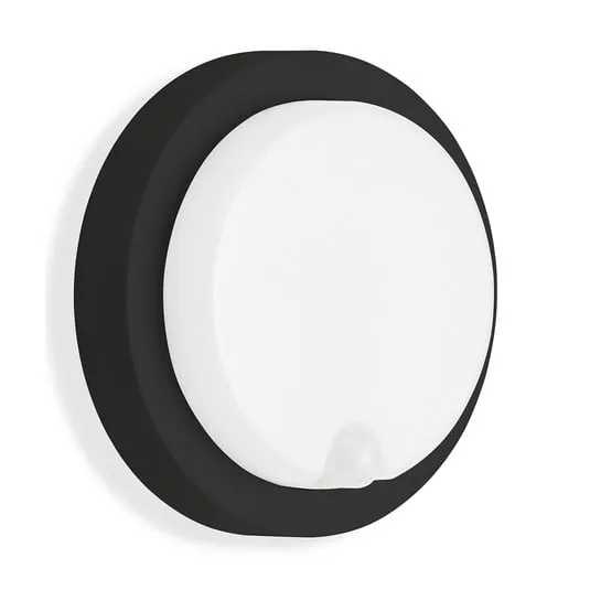 Applique da esterni LED a sensore Dortmund Ø17cm nero