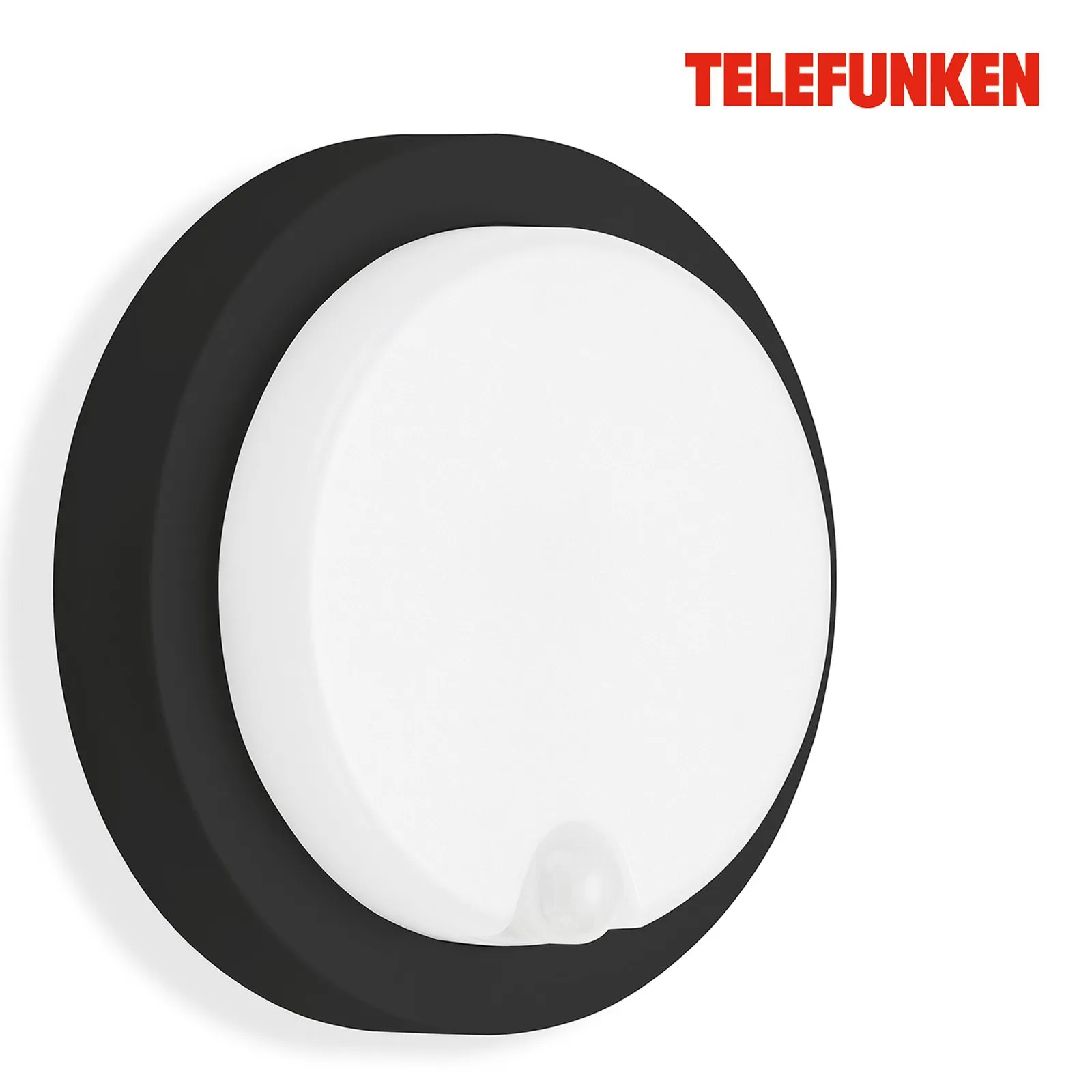 Applique da esterni LED a sensore Dortmund Ø17cm nero