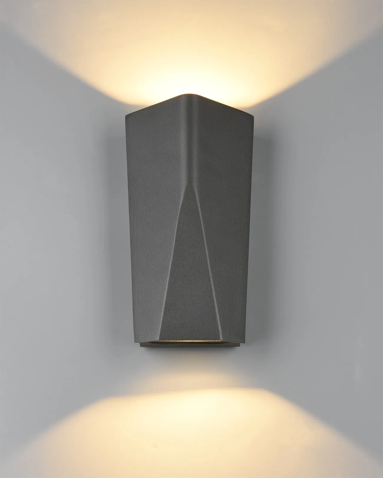 Applique Led Da Esterno Tay IP65 Antracite Doppia Luce Trio Lighting