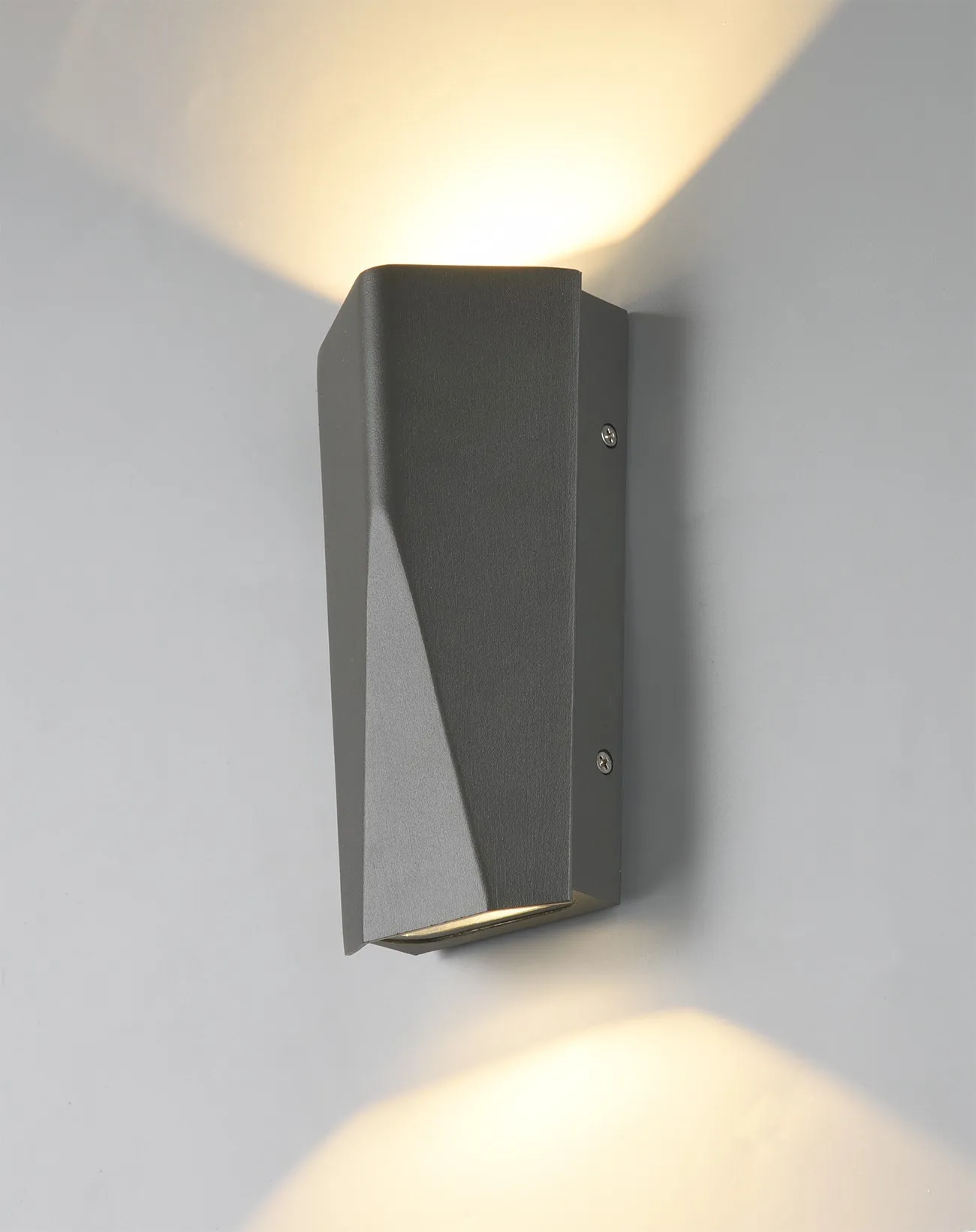Applique Led Da Esterno Tay IP65 Antracite Doppia Luce Trio Lighting
