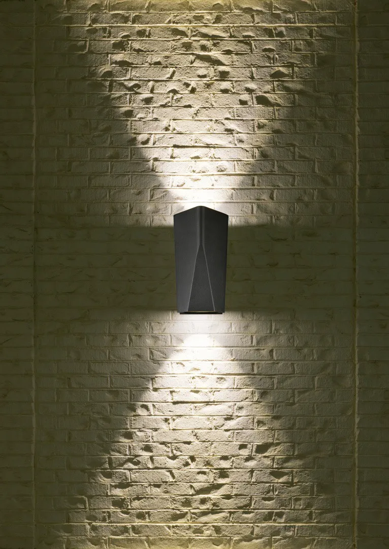 Applique Led Da Esterno Tay IP65 Antracite Doppia Luce Trio Lighting