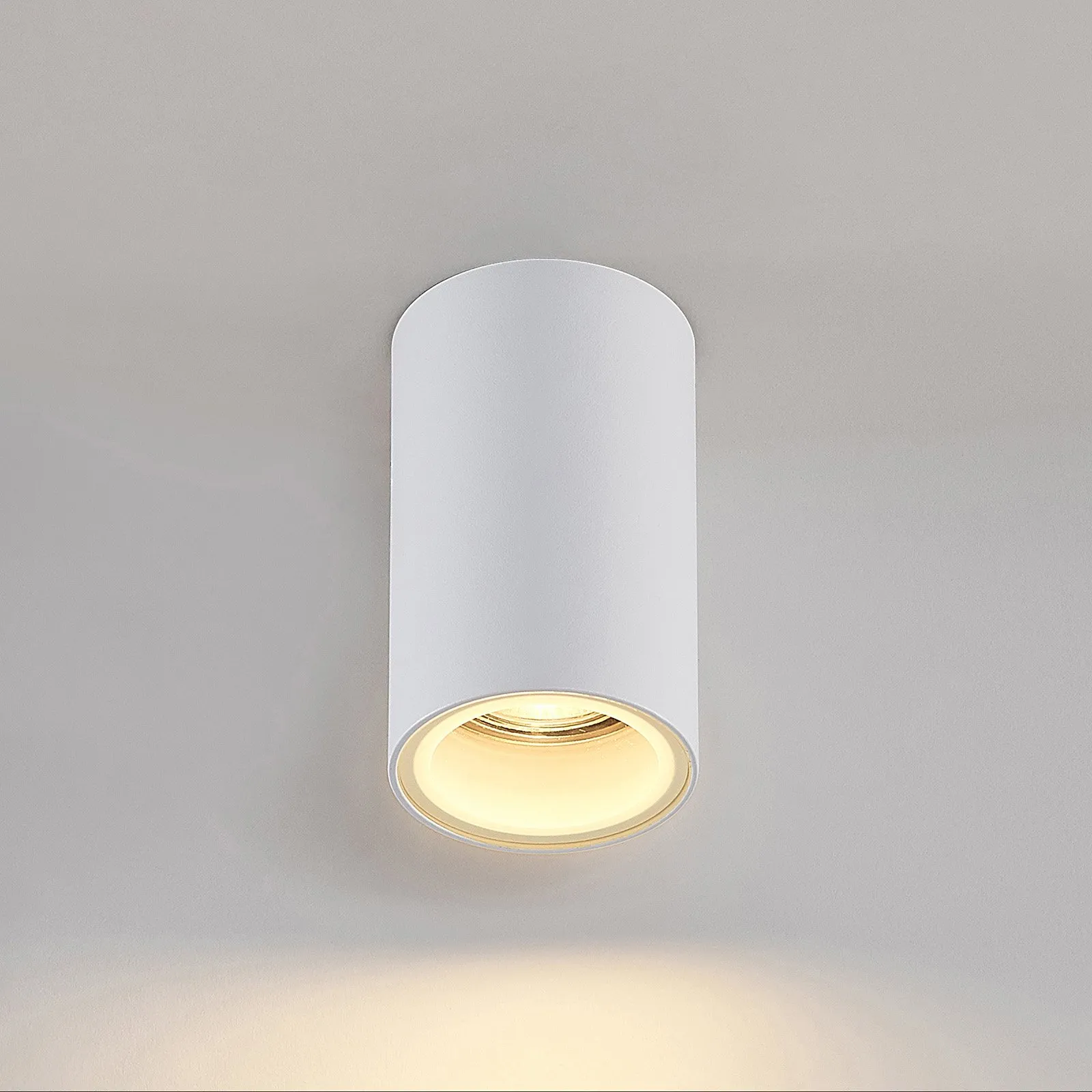Arcchio faretto Olivir, bianco, metallo, Ø 6 cm, GU10, IP44