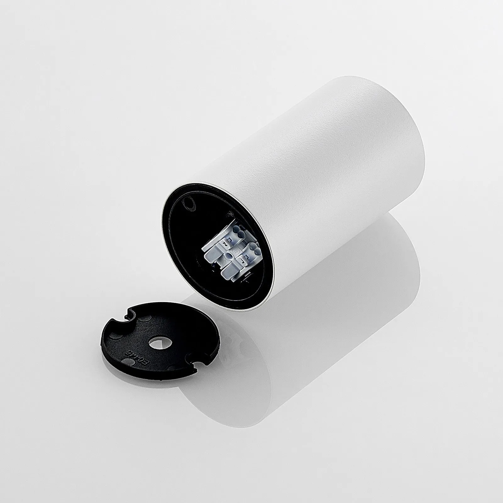 Arcchio faretto Olivir, bianco, metallo, Ø 6 cm, GU10, IP44