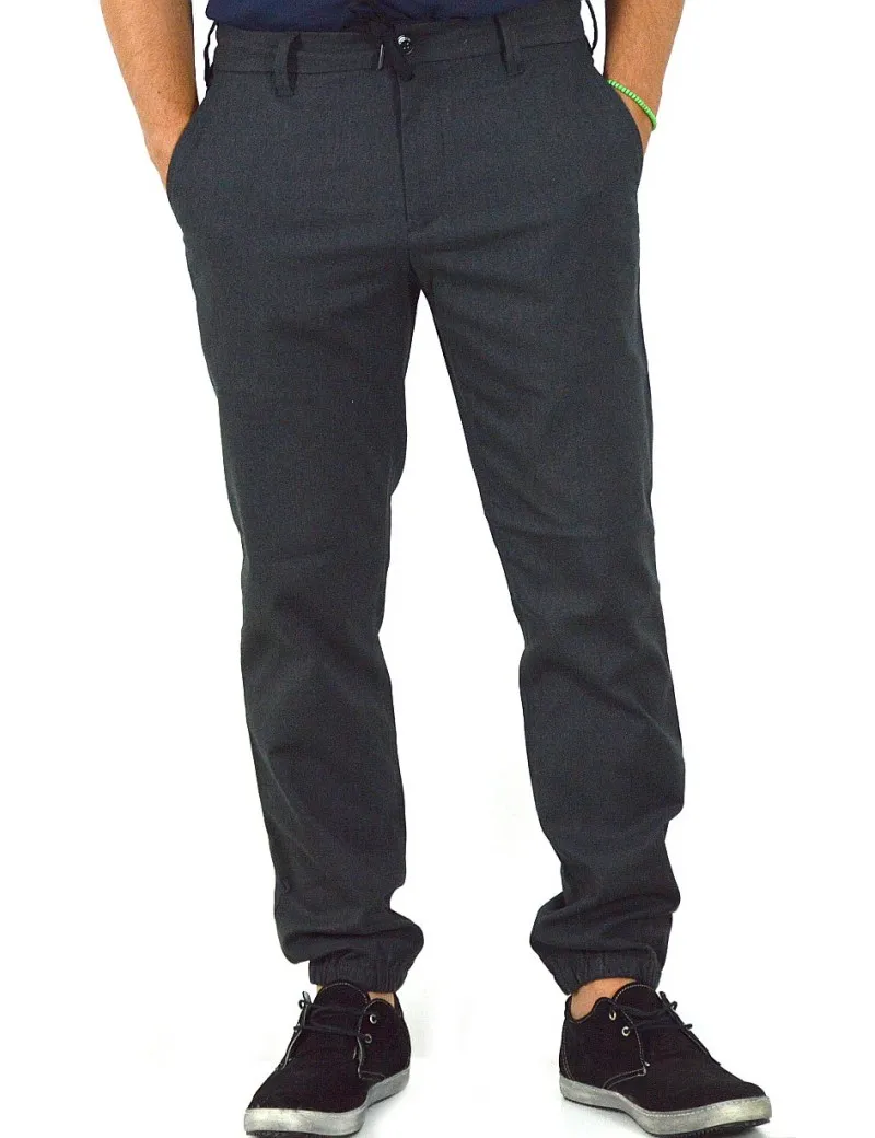 ARMANI EXCHANGE pantalone uomo grigio elastico in fondo 6ZZP02
