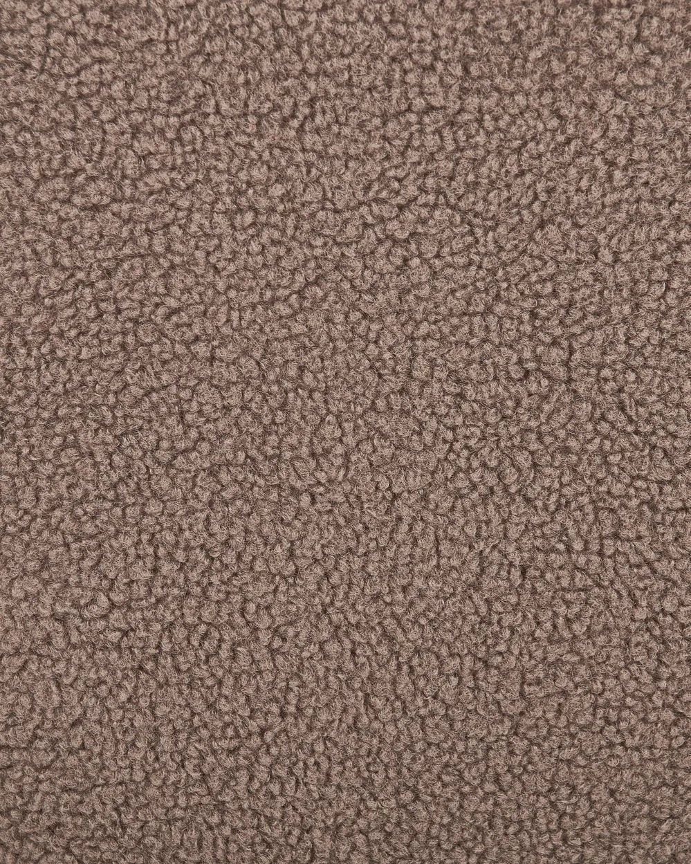 Armchair TUMBA with Footstool Boucle Brown