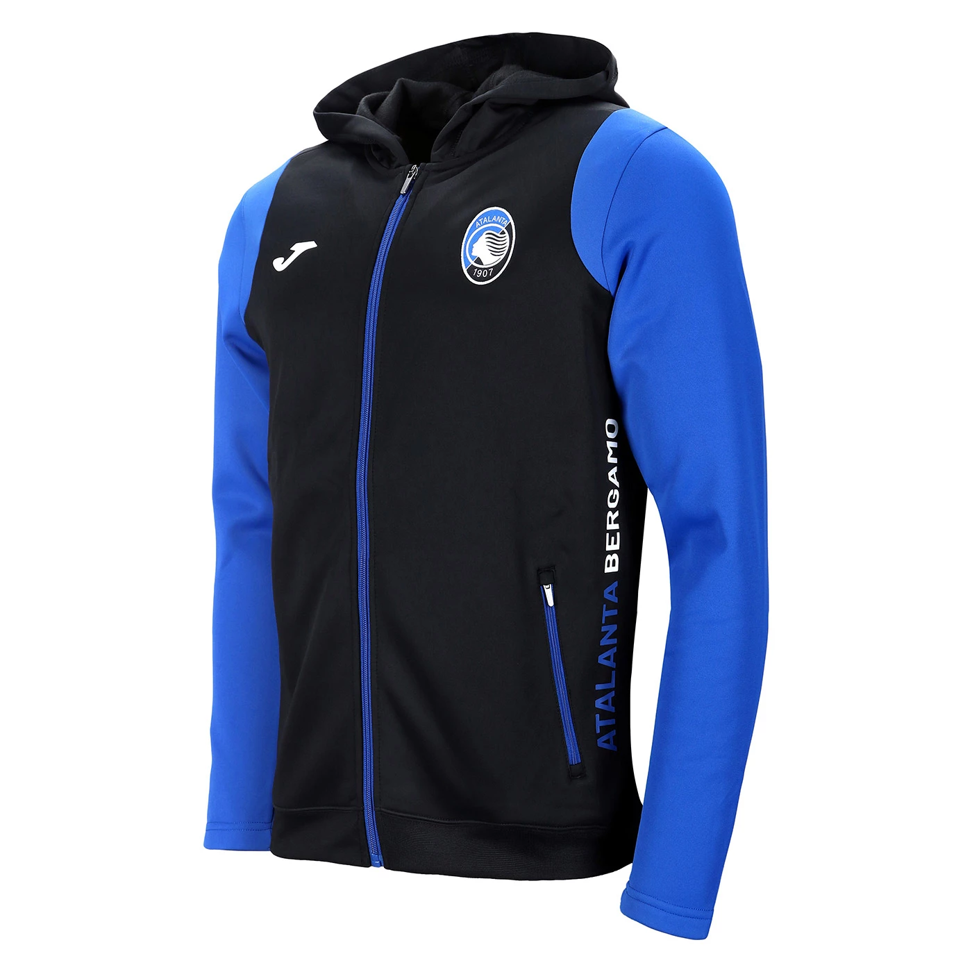 ATALANTA FELPA ALLENAMENTO CON CAPPUCCIO NERA BAMBINO 2023/24