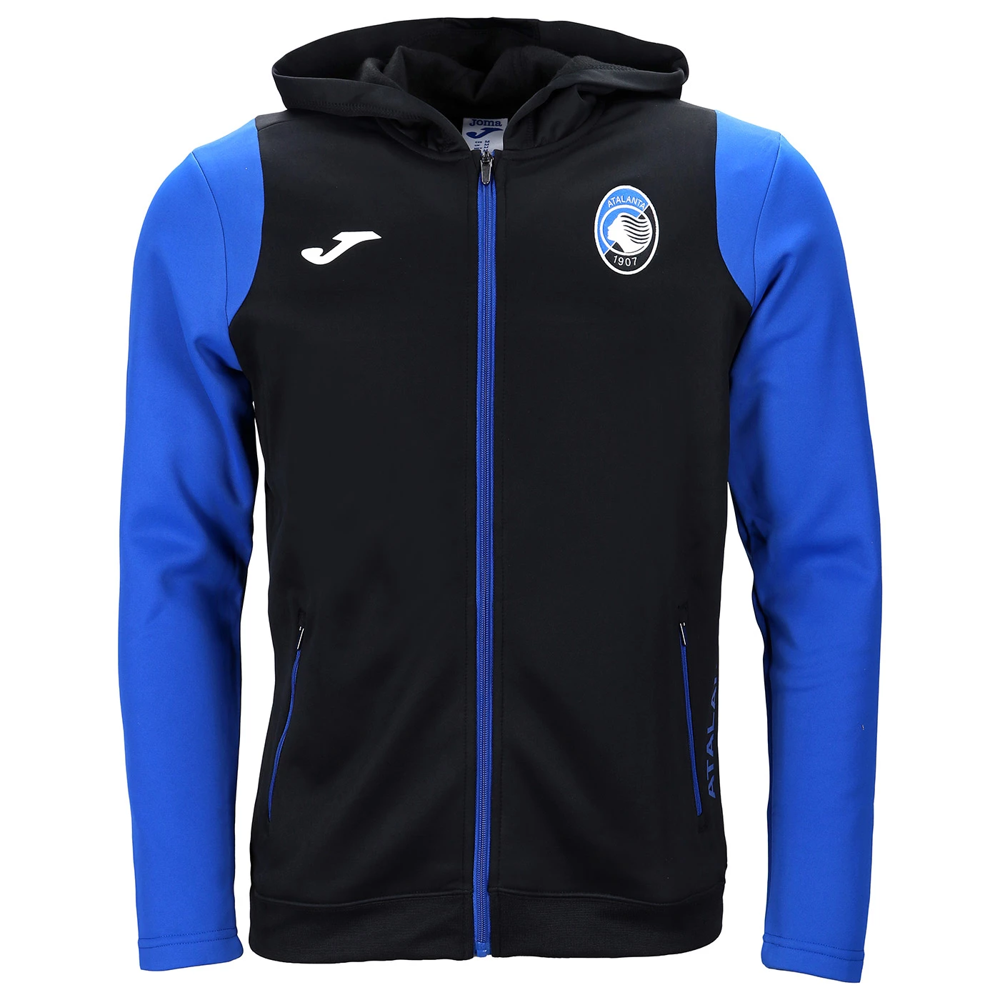 ATALANTA FELPA ALLENAMENTO CON CAPPUCCIO NERA BAMBINO 2023/24