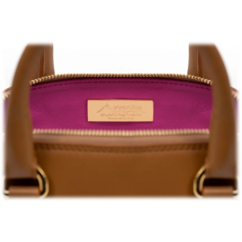 Avvenice - Imperium - Borsa in Pelle Premium - Canyon - Handmade in Italy - Exclusive Luxury Collection