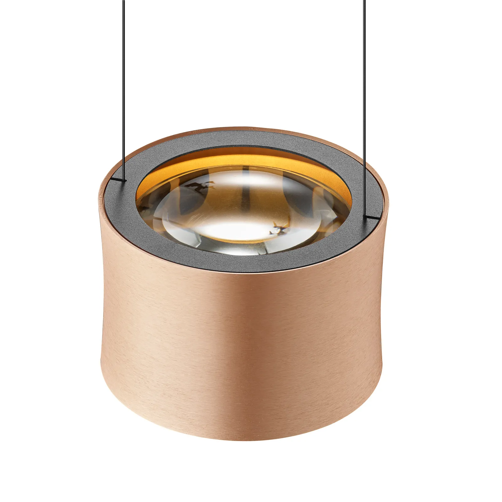 BANKAMP Impulse LED a sospensione 3 luci oro rosé