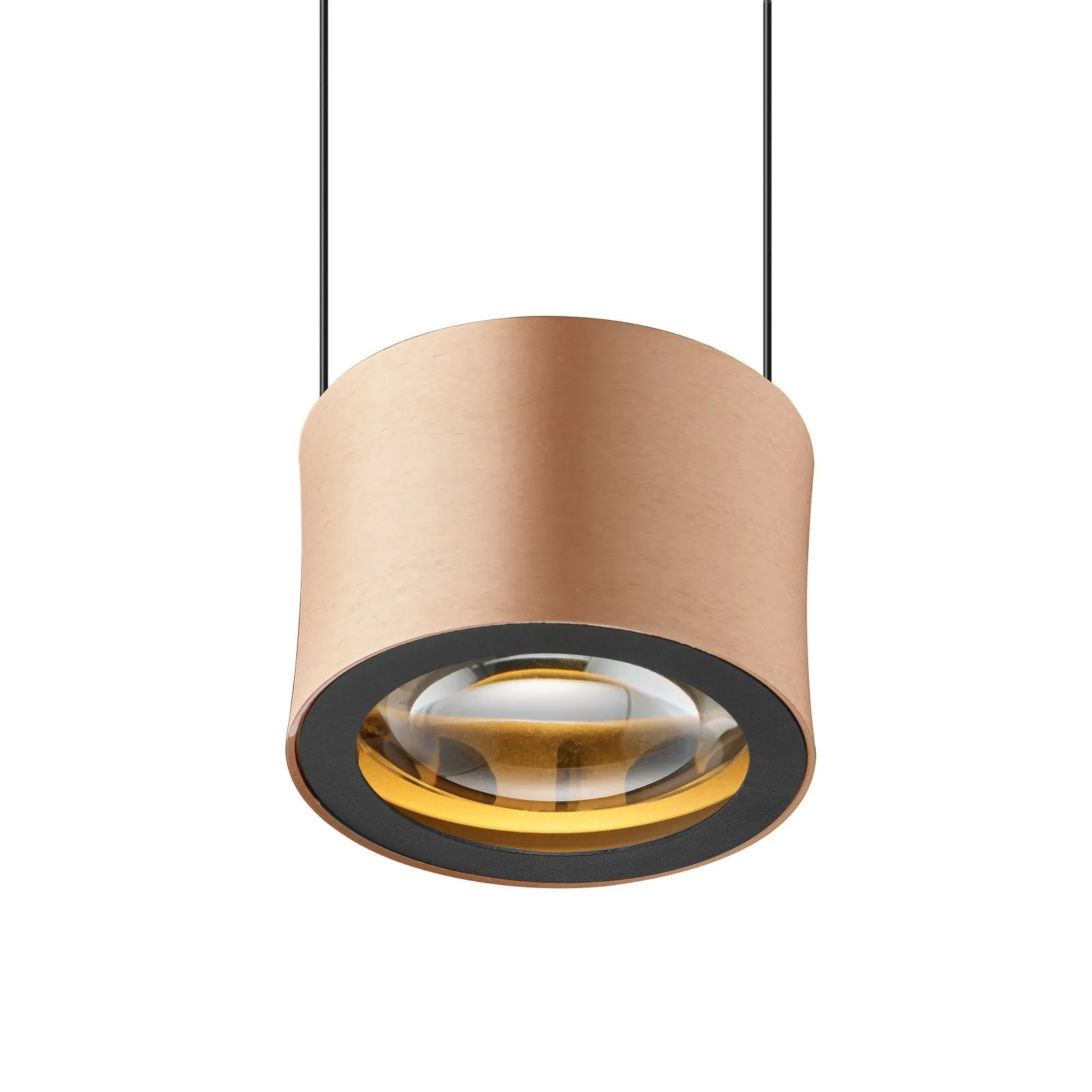 BANKAMP Impulse LED a sospensione 3 luci oro rosé