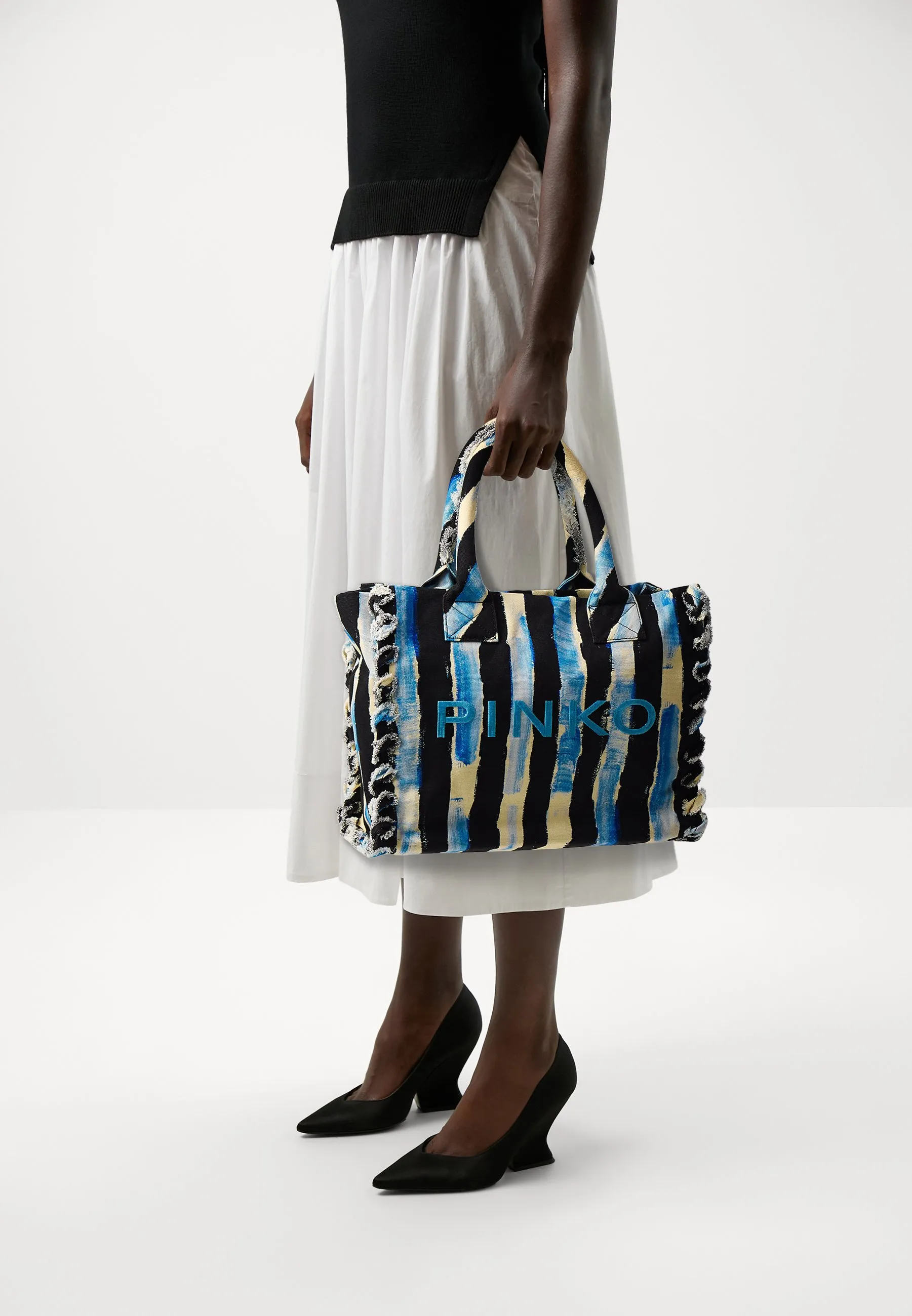 BEACH RICICLATO STAMPATO - Shopping bag