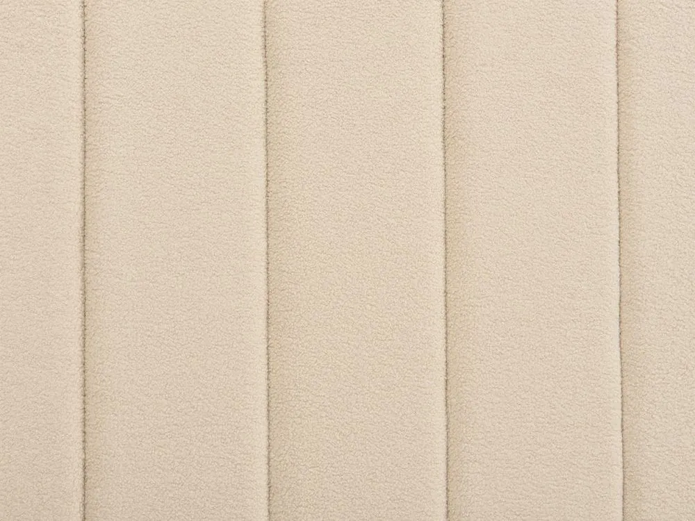 Bed Boucle VILLETTE 180 x 200 cm (EU Super King) Beige