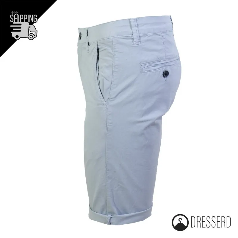 Bermuda Uomo Dresserd Pantaloncino Corto in Cotone Tasca America Pantalone Corto