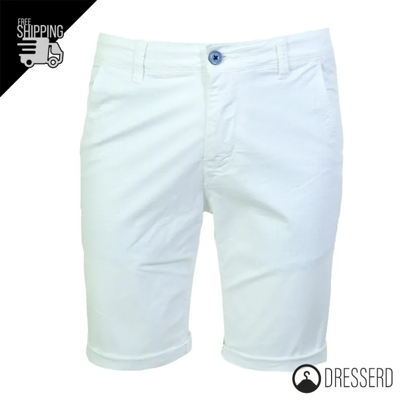 Bermuda Uomo Dresserd Pantaloncino Corto in Cotone Tasca America Pantalone Corto