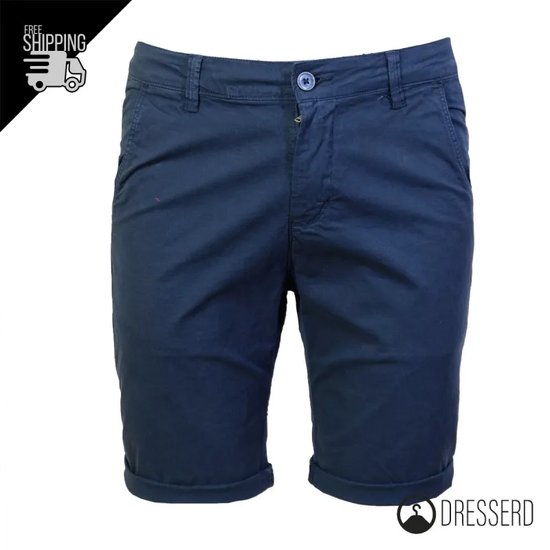 Bermuda Uomo Dresserd Pantaloncino Corto in Cotone Tasca America Pantalone Corto