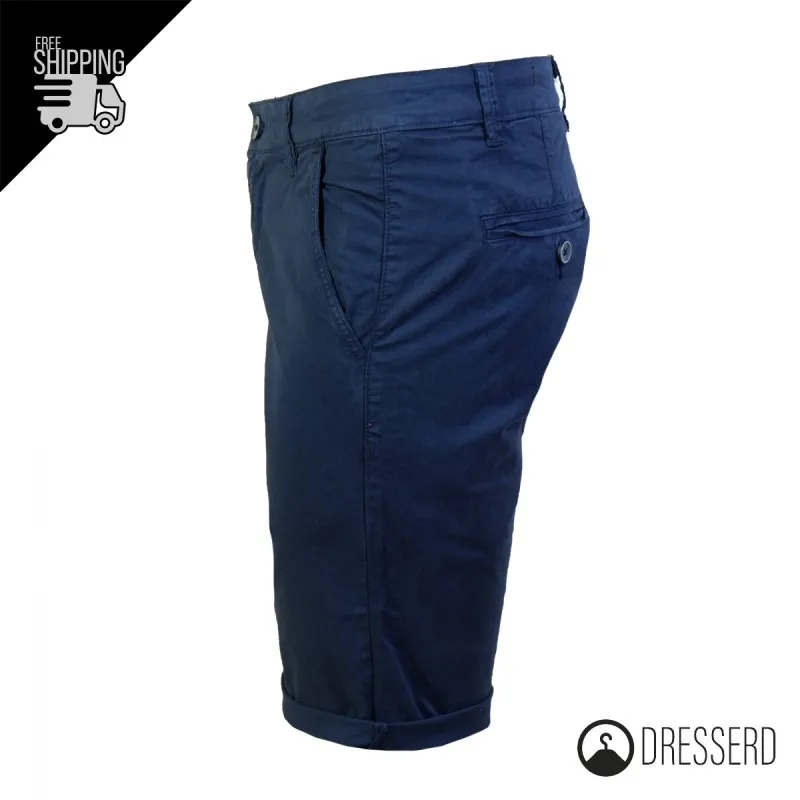 Bermuda Uomo Dresserd Pantaloncino Corto in Cotone Tasca America Pantalone Corto