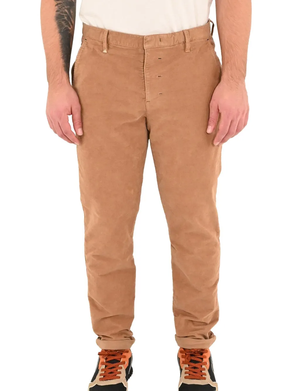 Berna M Pantalone Velluto - Cammello