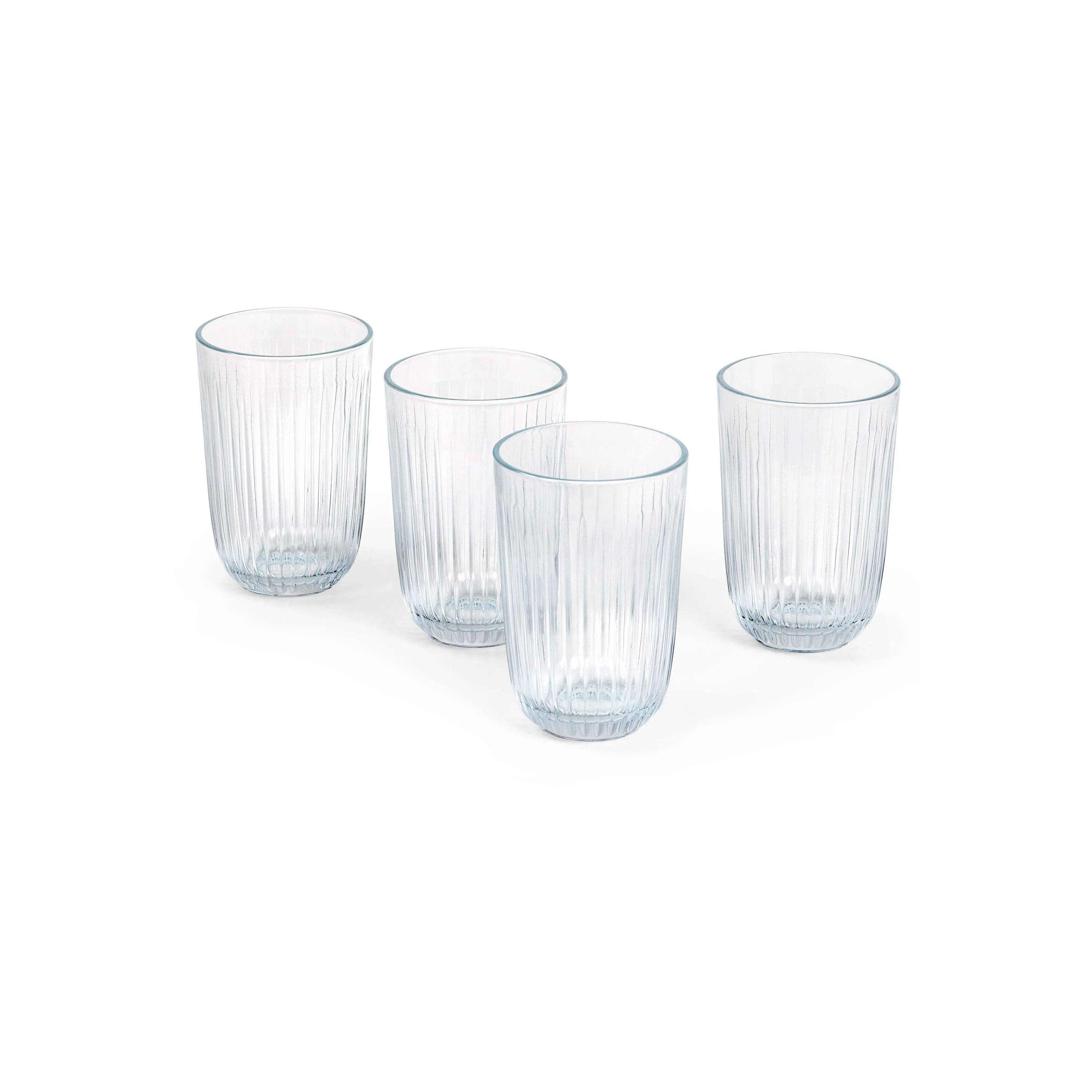 Bicchiere per acqua Hammershøi 37 cl, confezione da 4.k3{font-size:18px}Trasparente