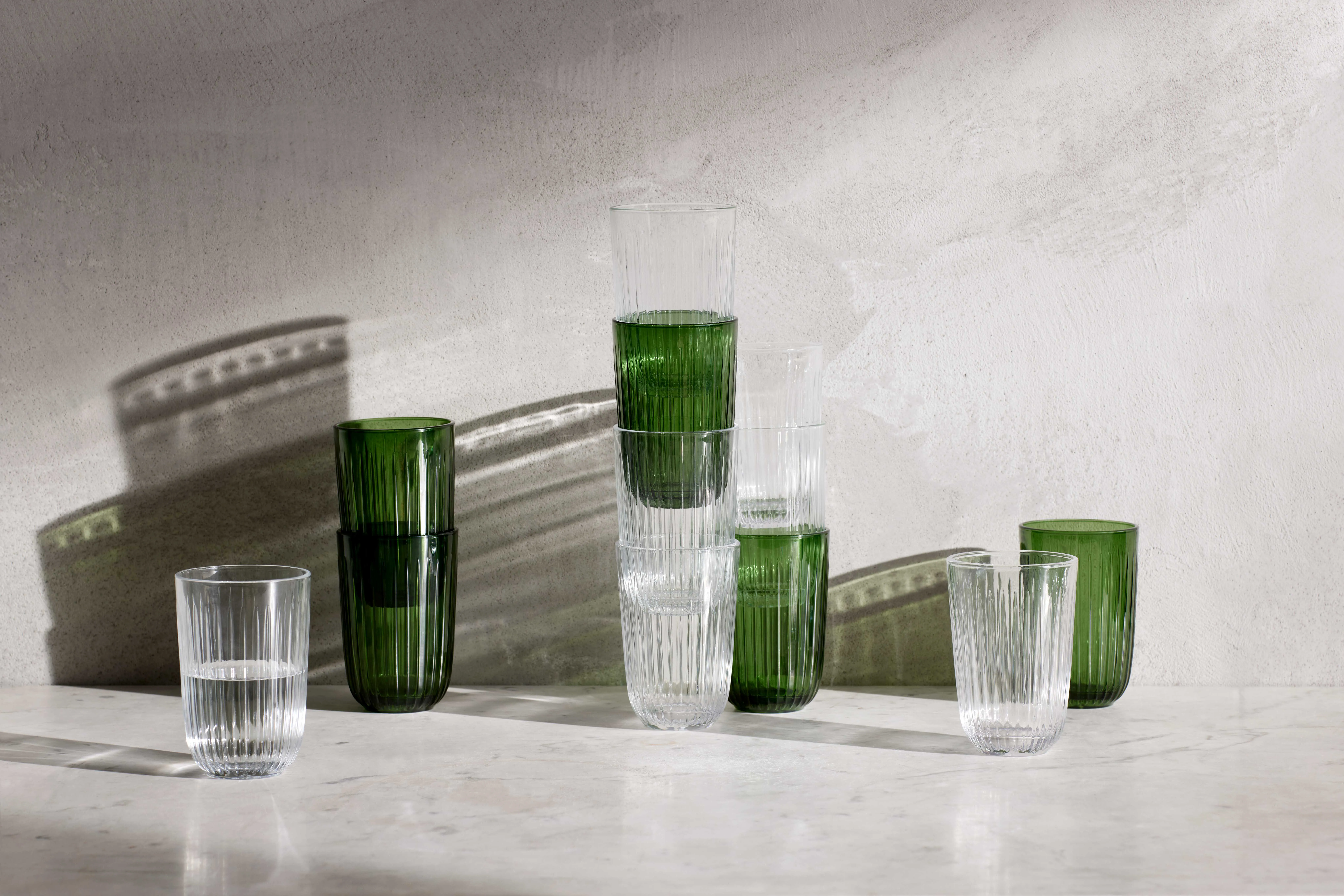 Bicchiere per acqua Hammershøi 37 cl, confezione da 4.k3{font-size:18px}Trasparente