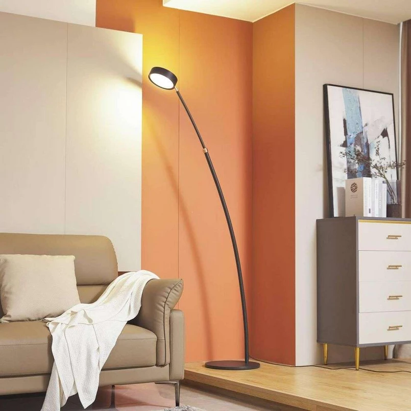 Boga LED Piantana Nero - Lucande | Acquista online
