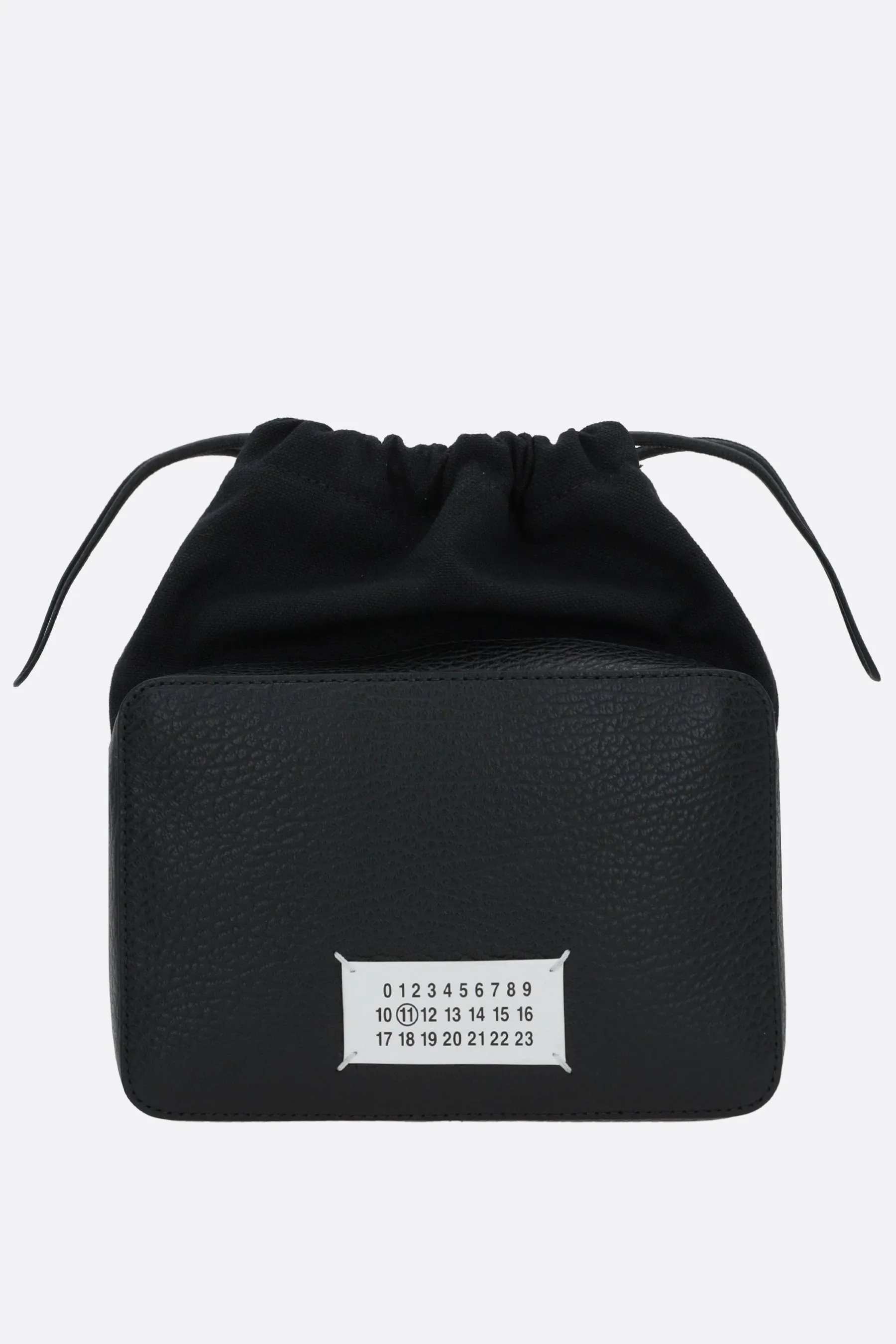  borsa a tracolla 5AC media in pelle martellata  
