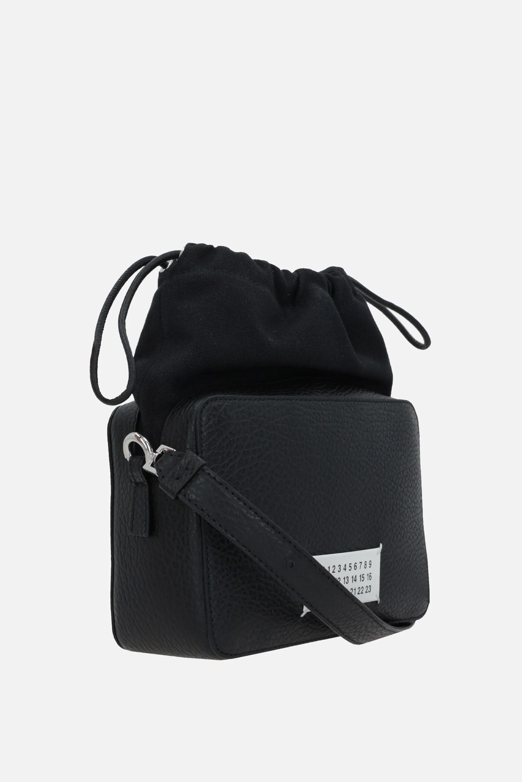  borsa a tracolla 5AC media in pelle martellata  