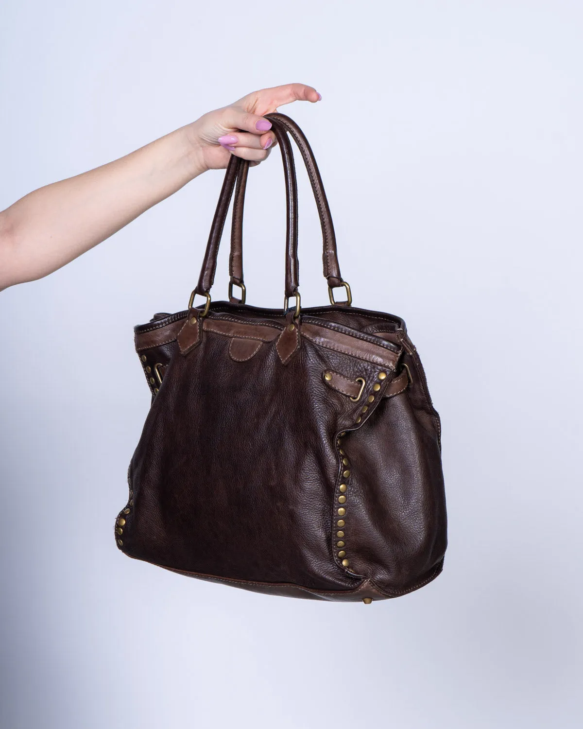 BORSA BIANCOSPINO TESTA DI MORO