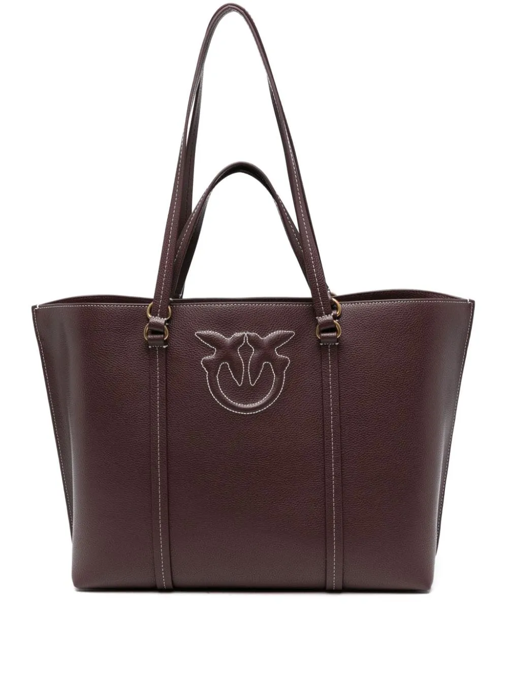 Borsa tote Love Birds goffrata